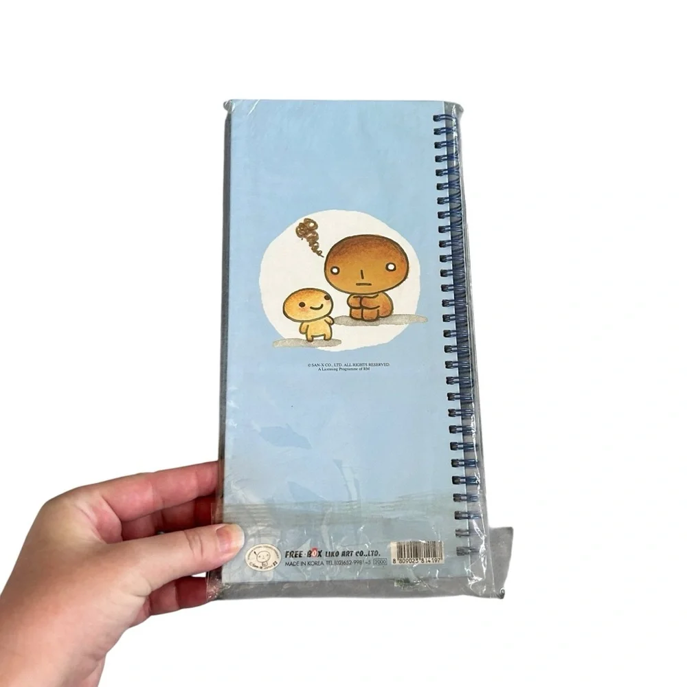 Vintage Y2K Kogepan Long Spiral Notebook Cute Japanese Stationary Kawaii NWT